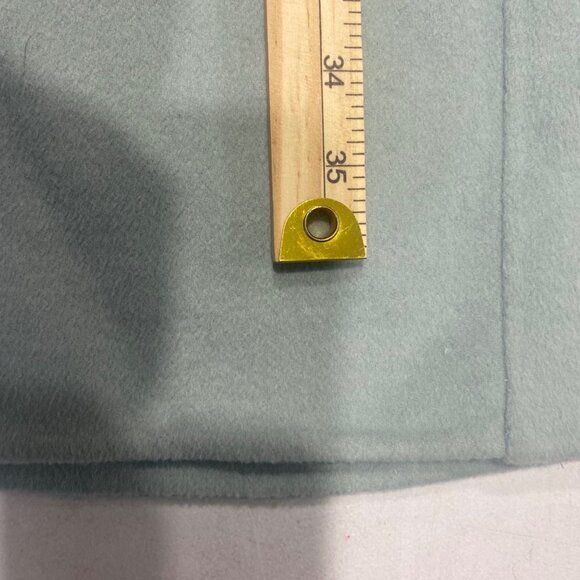 J.Jill  Wool Blend Coat Womens Size M Tall Jade Blue Snap Button Pockets Cardiga - Picture 10 of 12